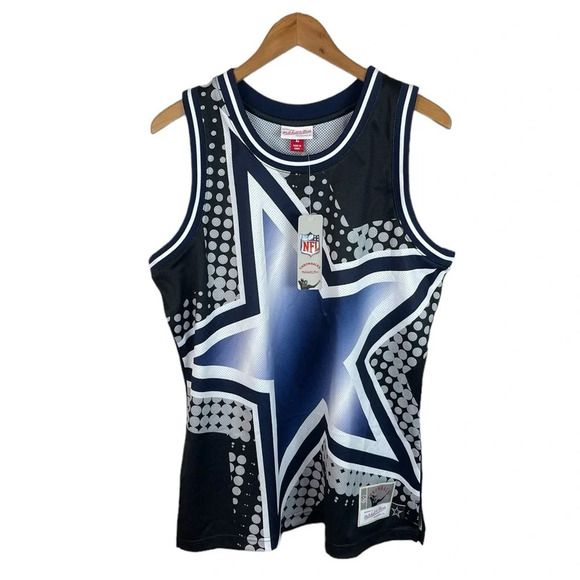 Mitchell & Ness Other - TS999 NWT Mitchell & Ness NFL Throwback Dallas Cowboys Jersey Tank Top L